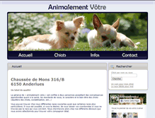 Tablet Screenshot of animalementvotre.com